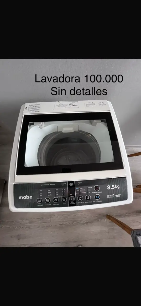 Lavadora Mabe 8.5 kg - 1