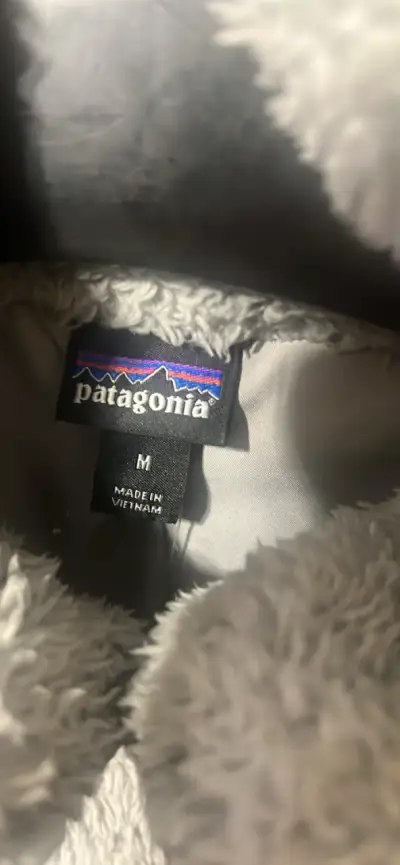 Chaqueta de lana gris Patagonia - miniatura 2