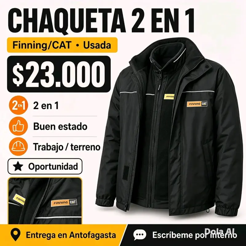 Chaqueta 2 en 1 Finning/CAT - 1