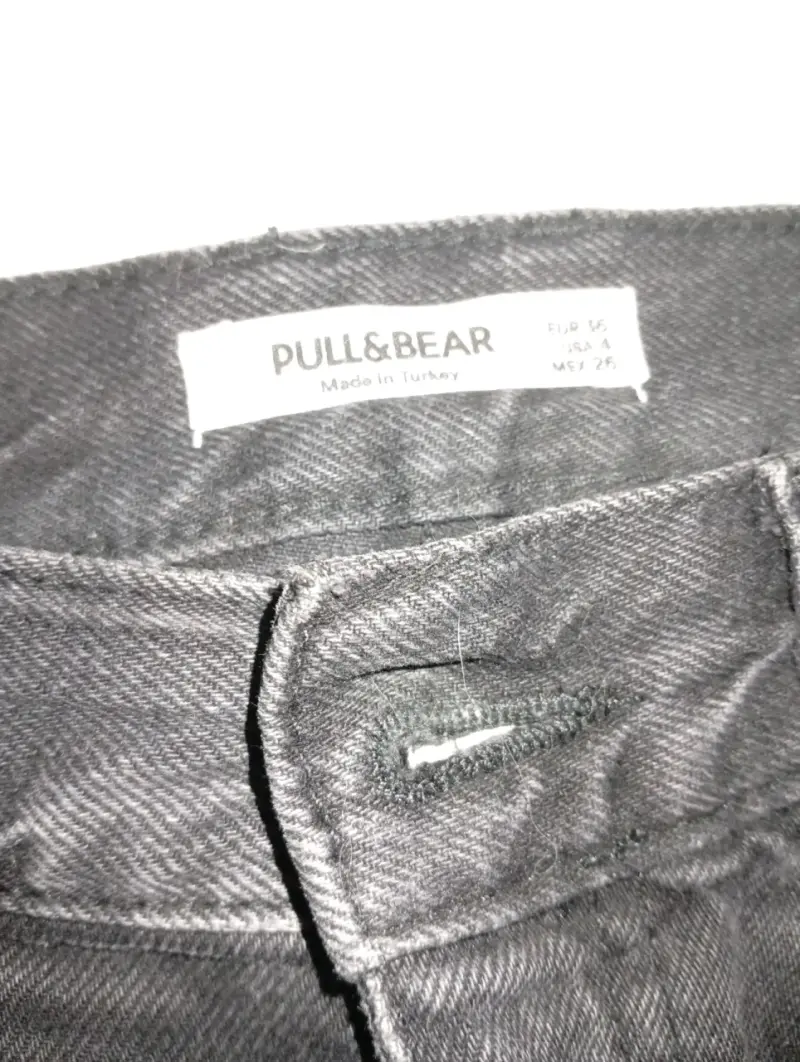 Jeans negros rotos unisex - 2