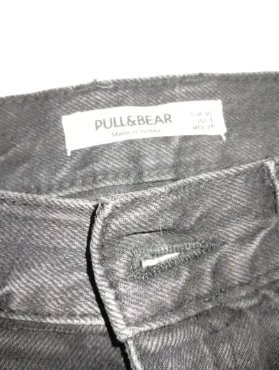 Jeans negros rotos unisex - miniatura 2