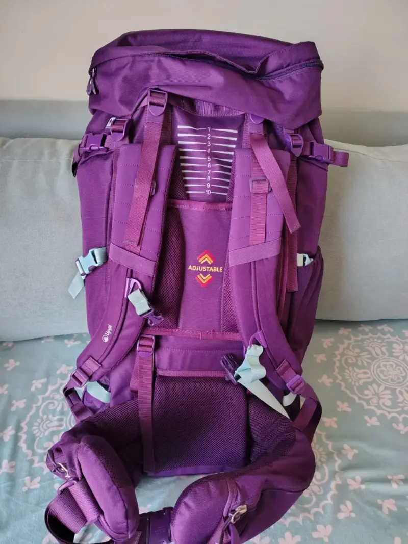 Mochila lippi morada 65L - 2