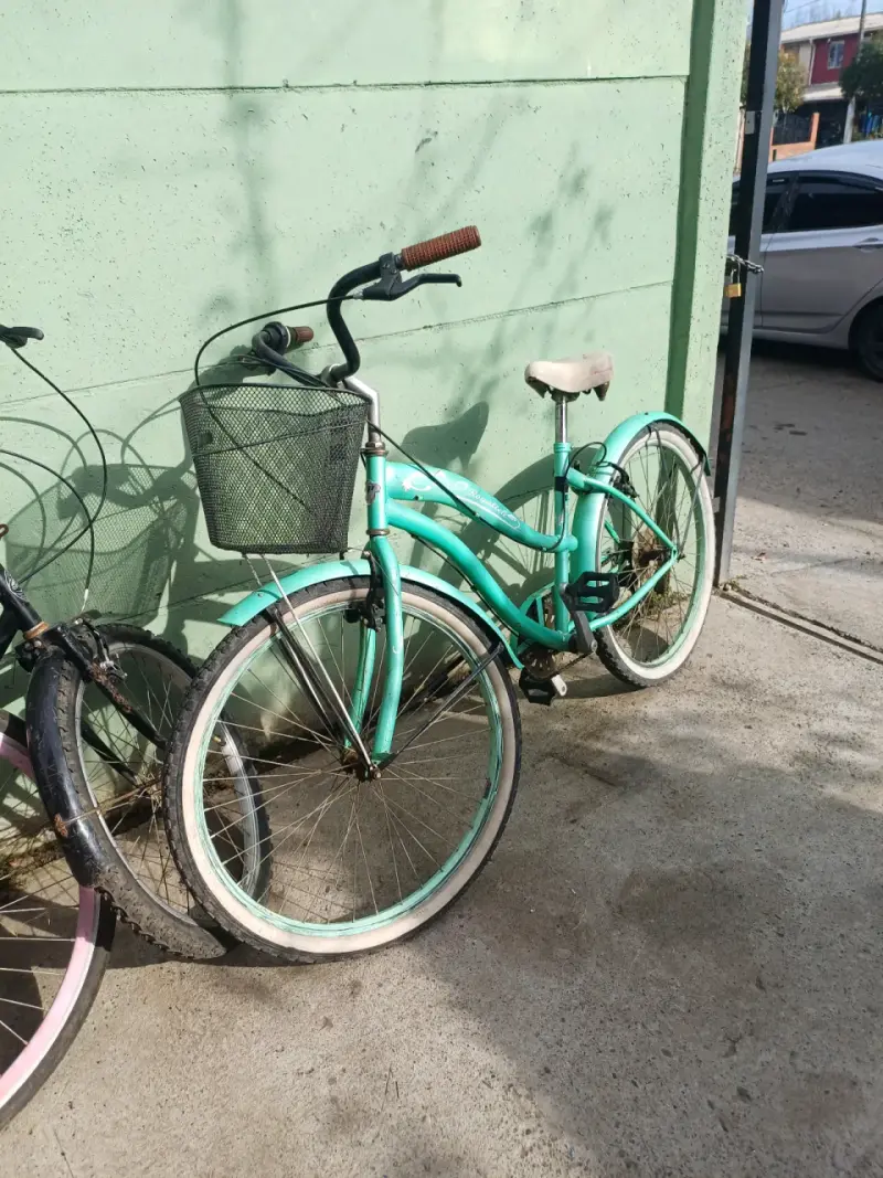 Bicicleta urbana negra - 2