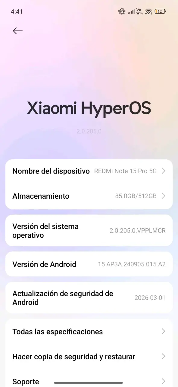 Xiaomi Redmi Note 15 Pro Negro - 3
