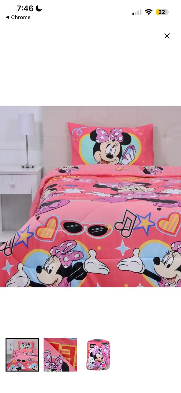 Plumón reversible Minnie Mouse - 3