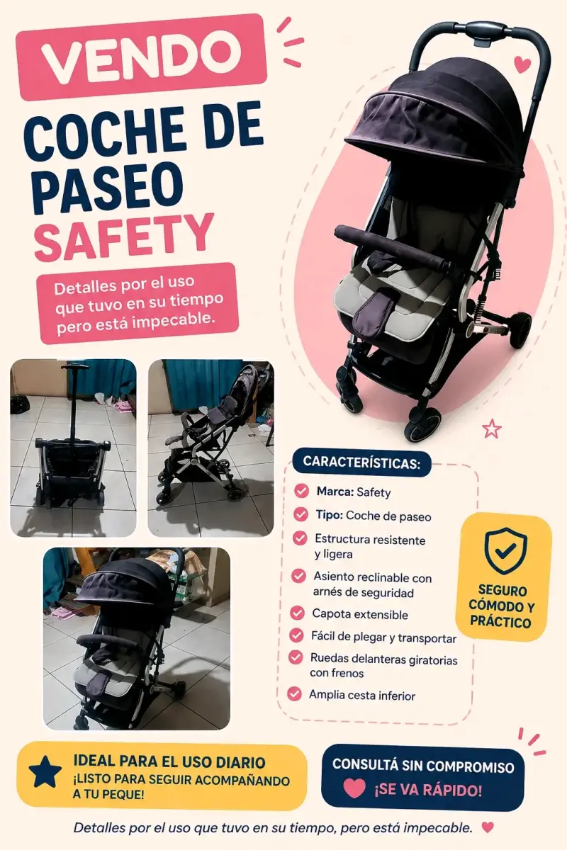 Coche de paseo Safety
