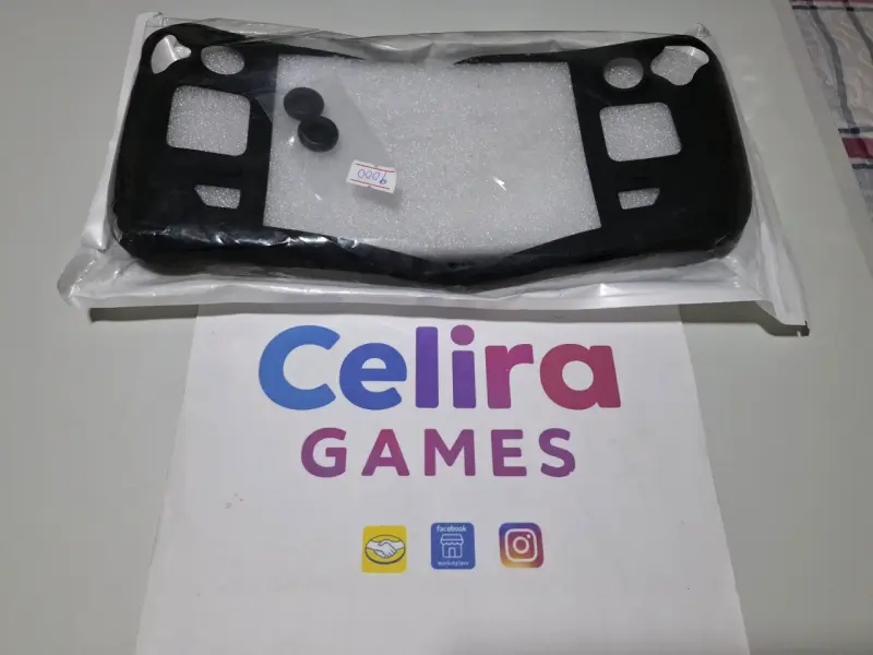 Funda de goma para Steamdeck con grips
