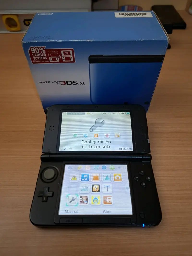 Nintendo 3DS XL azul - 3