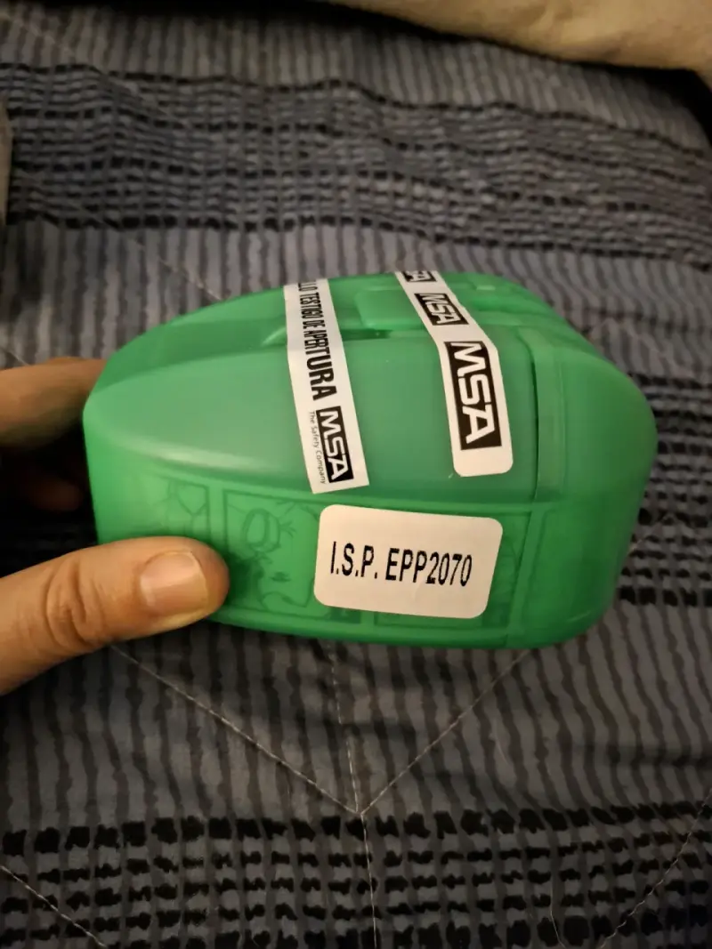 Máscara de escape MSA verde - 3