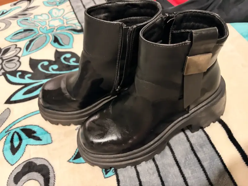 Botines negros con plataforma - 2
