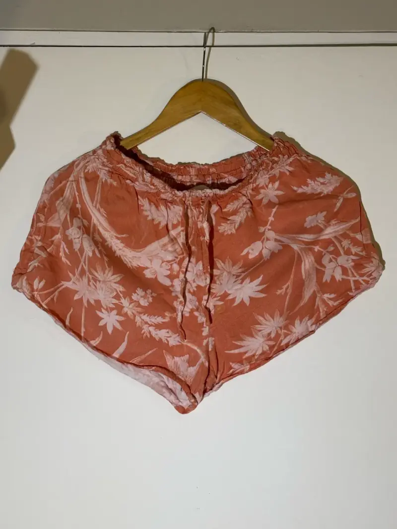 Shorts estampados anaranjados - 1
