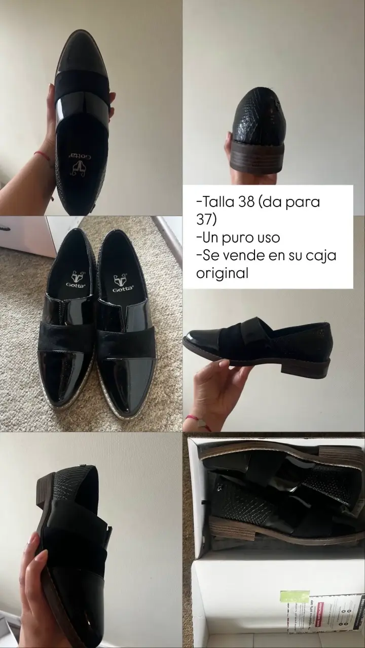 Zapatos negros Gotta talla 38 - 1