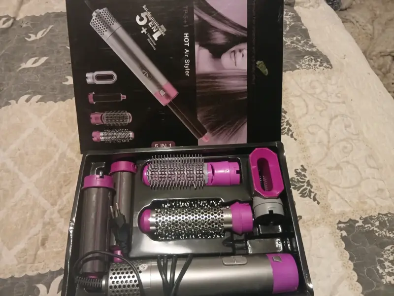 Styler de aire caliente 5 en 1