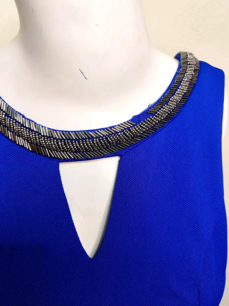 Vestido azul elegante - 4