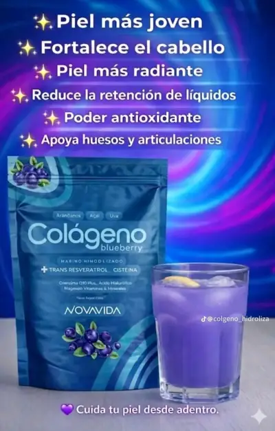Colágeno sabor arándano - miniatura 1