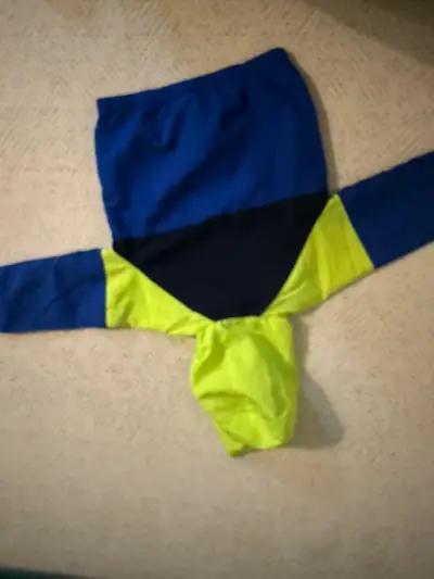 Chaqueta deportiva Nike azul y amarillo - miniatura 3