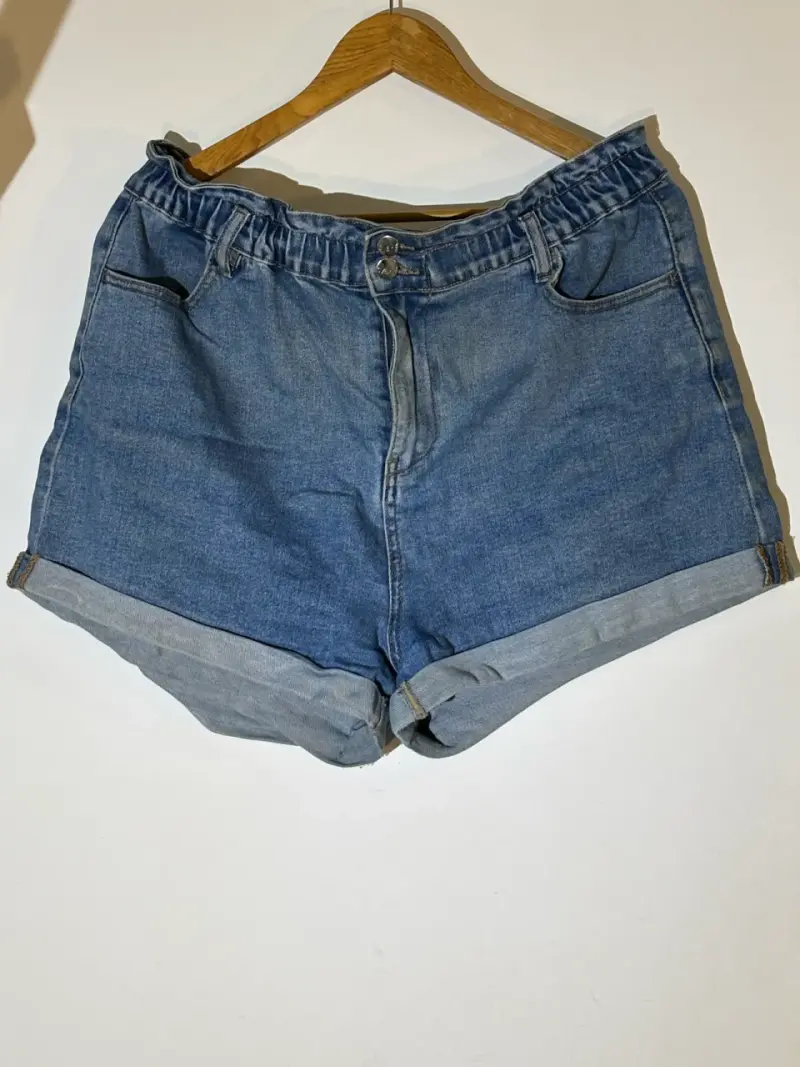 Shorts de mezclilla azul - 1