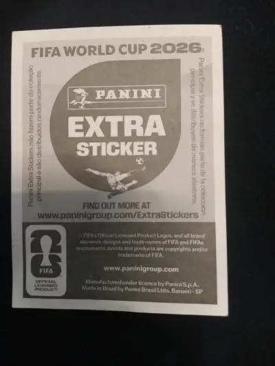 Lámina Panini Extra Sticker Mbappé - miniatura 2