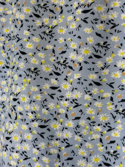 Falda short floral azul - miniatura 2