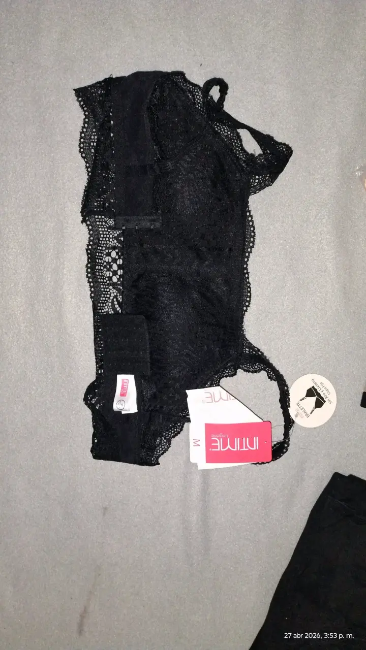 Sostén nuevo talla M,negro - 1