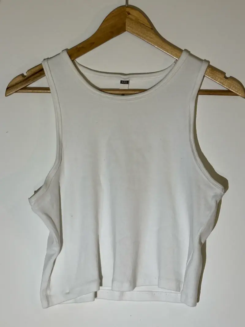 Crop top blanca - 1