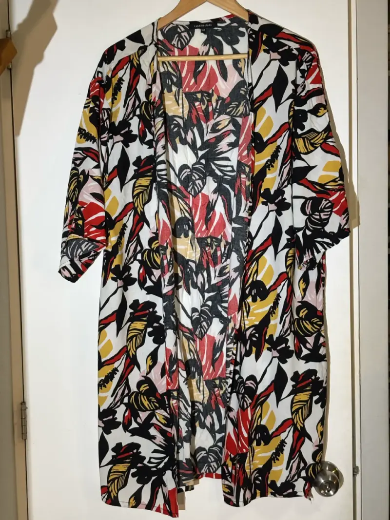 Kimono floral colorido - 1
