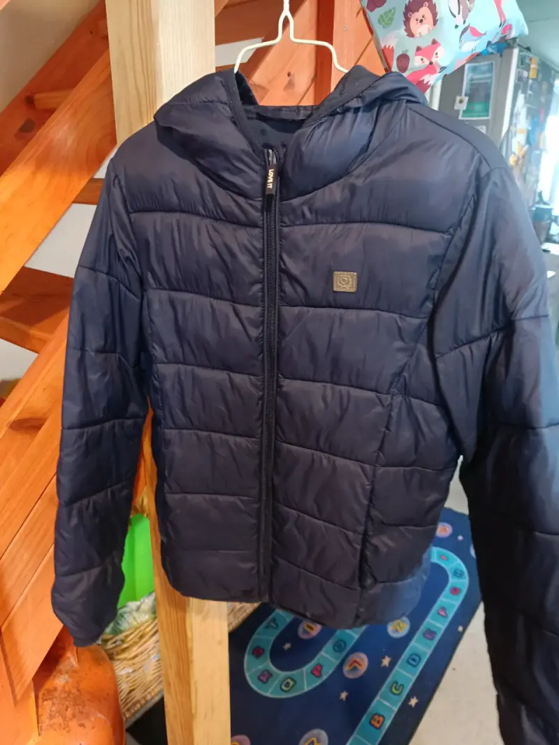 Chaqueta de niño verde acolchada - 3