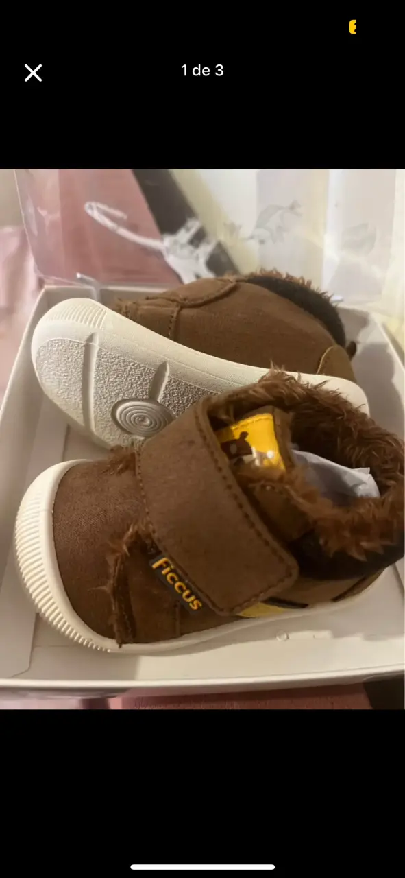 Zapatos marrones para bebé Ficcus - 1