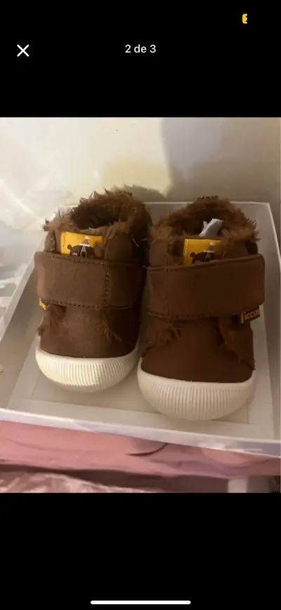 Zapatos marrones para bebé Ficcus - miniatura 2