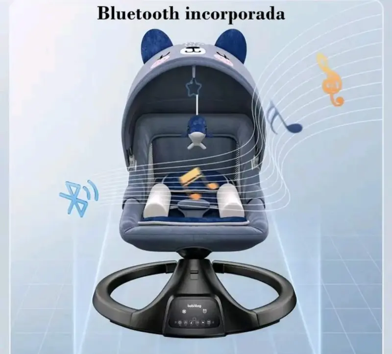 Mecedora eléctrica de bebé Lubabycas - 2