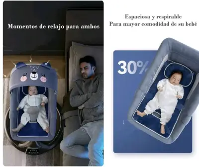 Mecedora eléctrica de bebé Lubabycas - miniatura 3