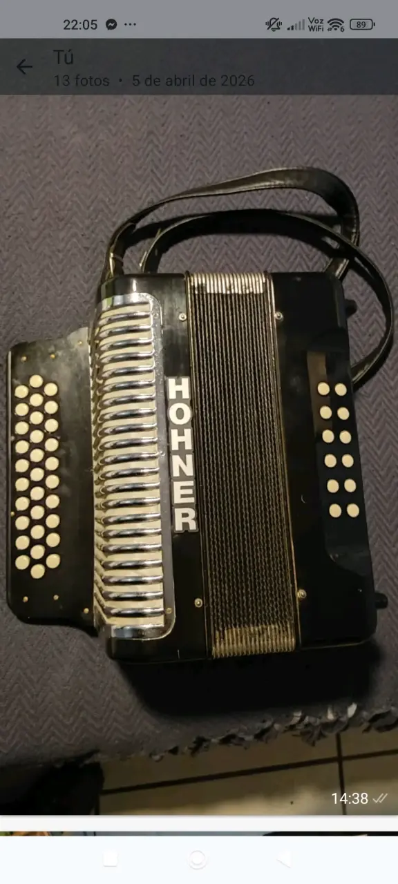 Acordeón Hohner negro - 4
