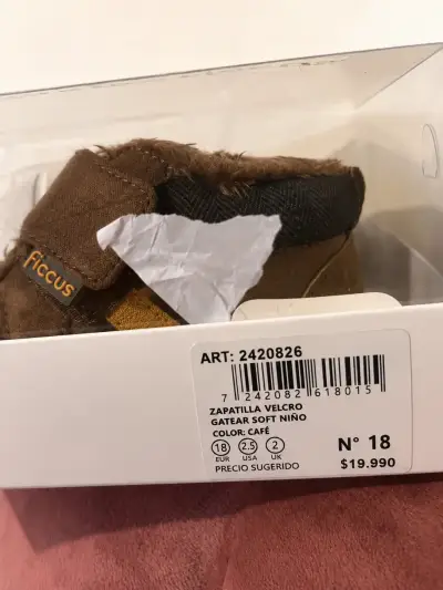 Zapatos marrones para bebé Ficcus - miniatura 3