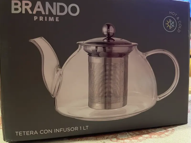 Tetera Brando Prime 1L con Infusor