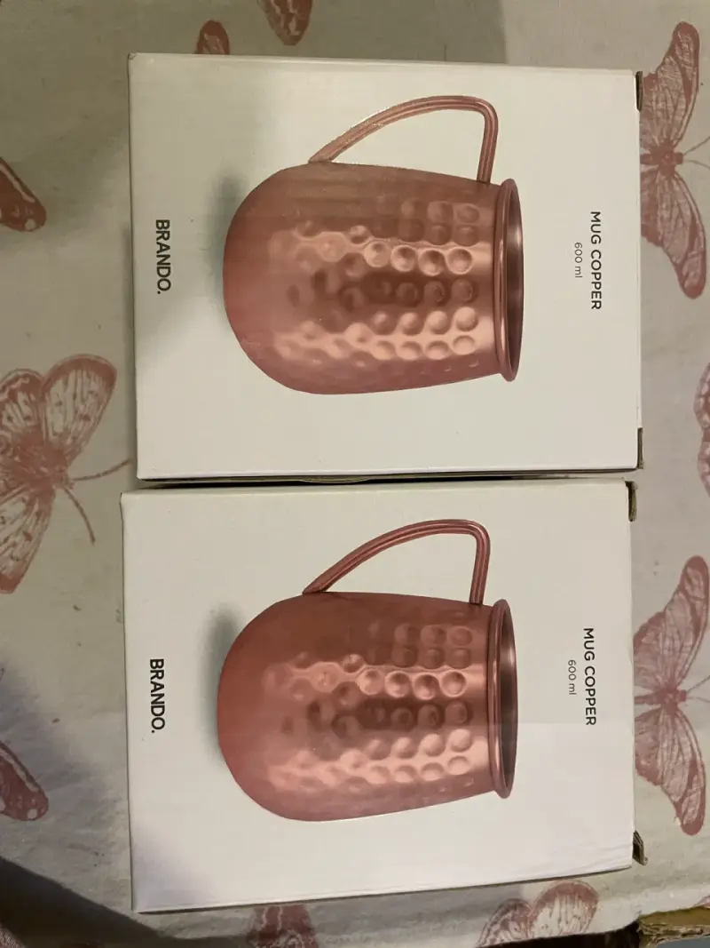 Set de tazas de cobre Brando