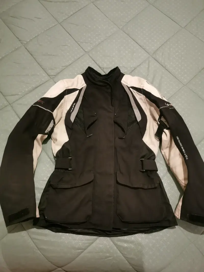 Chaqueta motera mujer S - 1