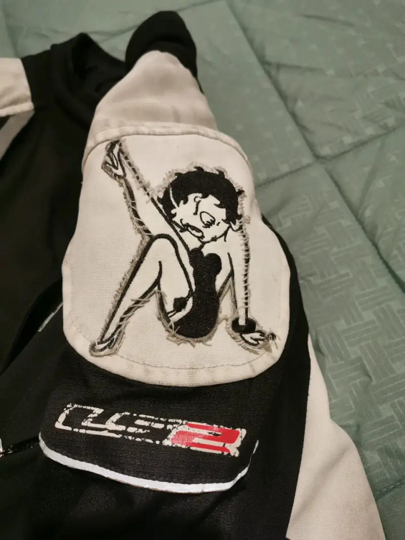 Chaqueta motera mujer S - 5