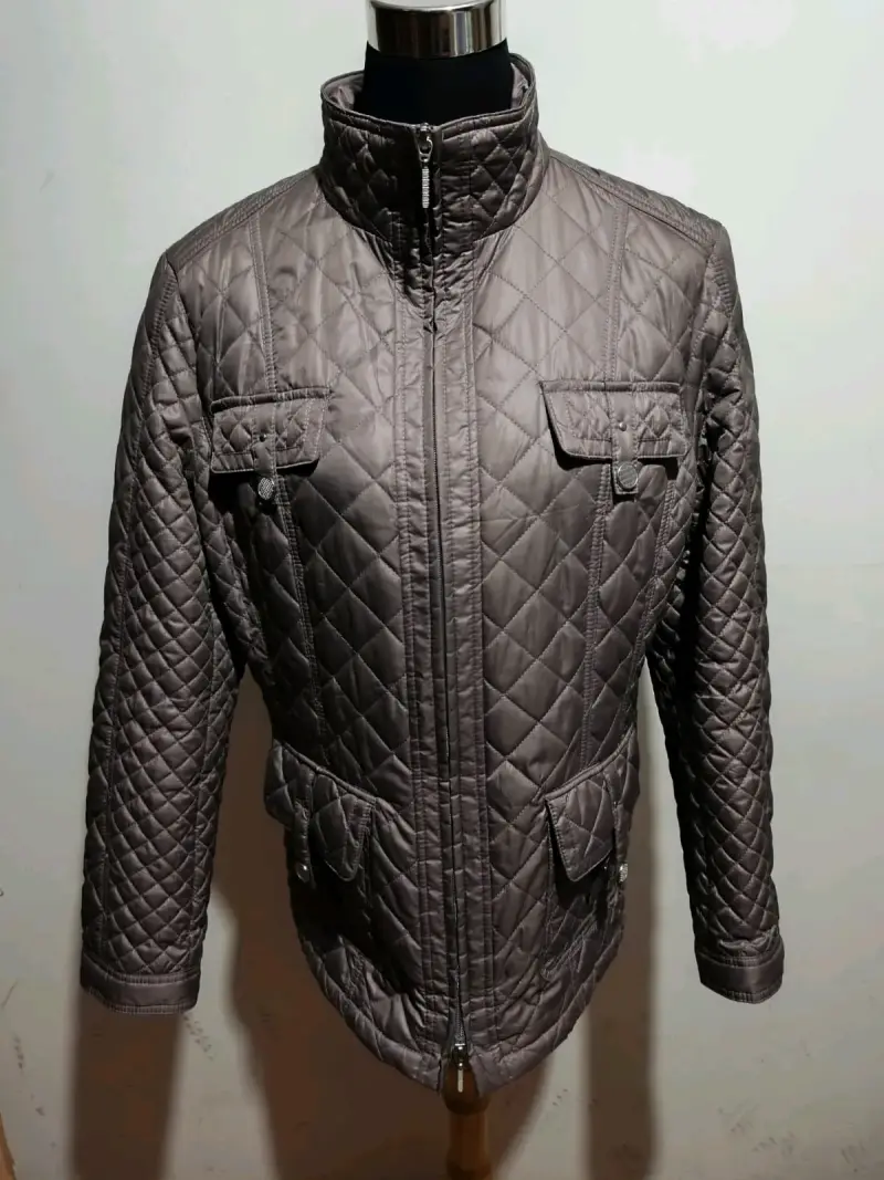 Chaqueta  gris metálico