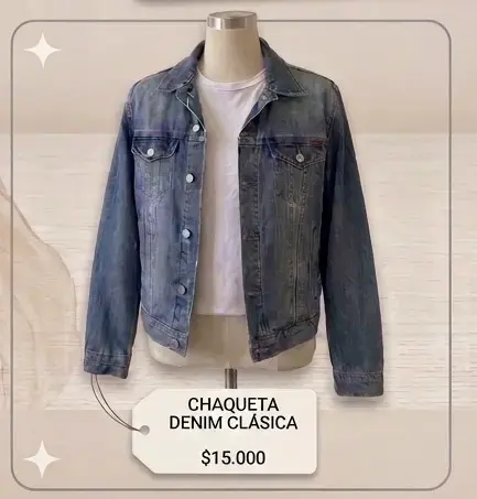 Chaqueta denim clásica