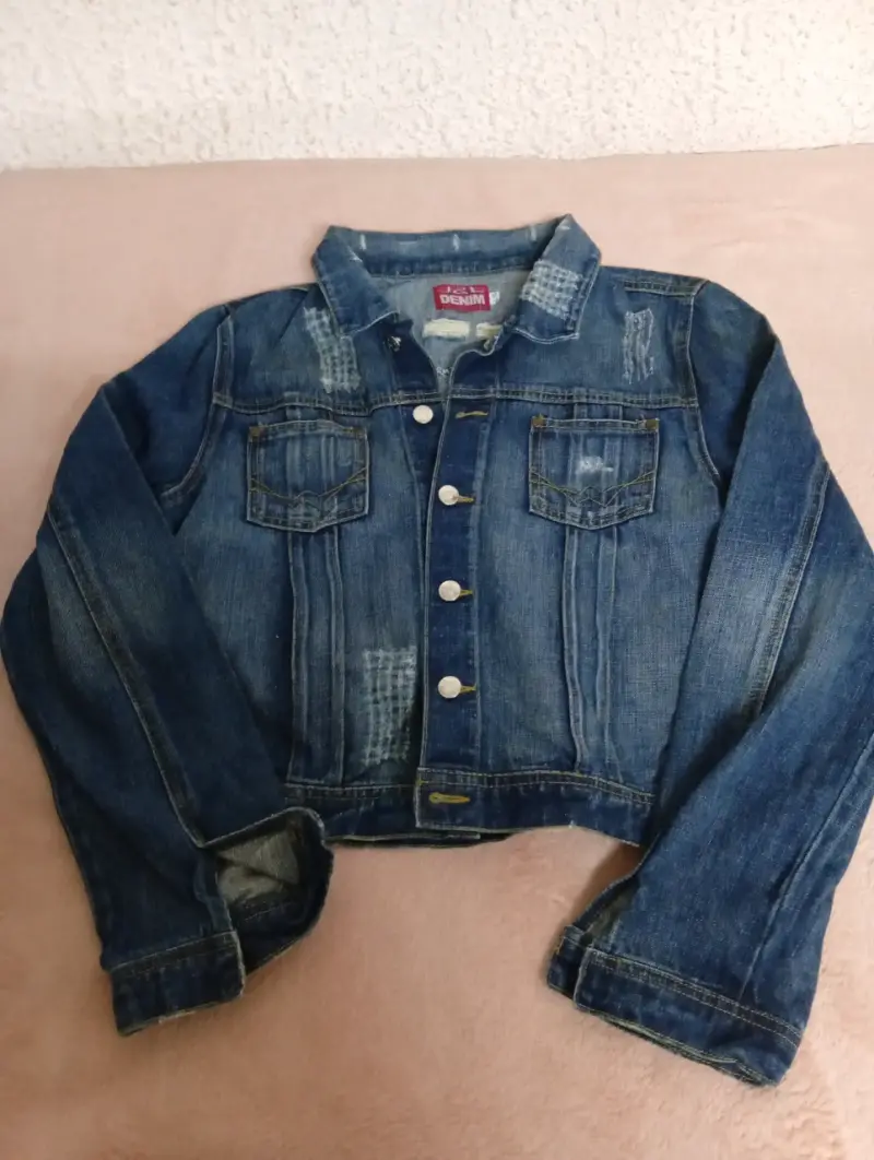Chaqueta de cuero con piel sintética - 4