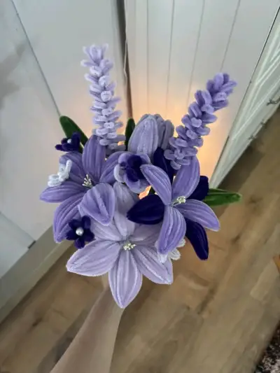 Ramo de flores de limpia pipas - miniatura 1
