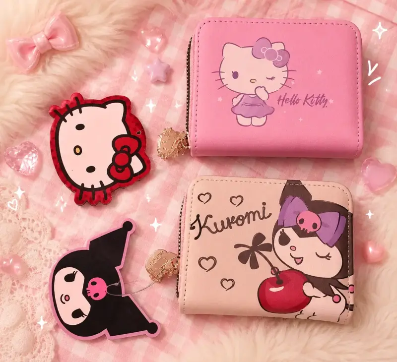 Billeteras Hello Kitty y Kuromi - ESPEJOS - 1