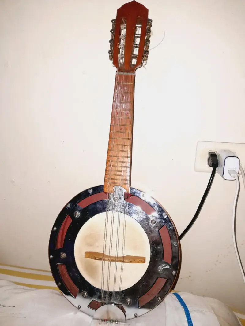 Banjo clásico de madera 8 cuerdas - 1