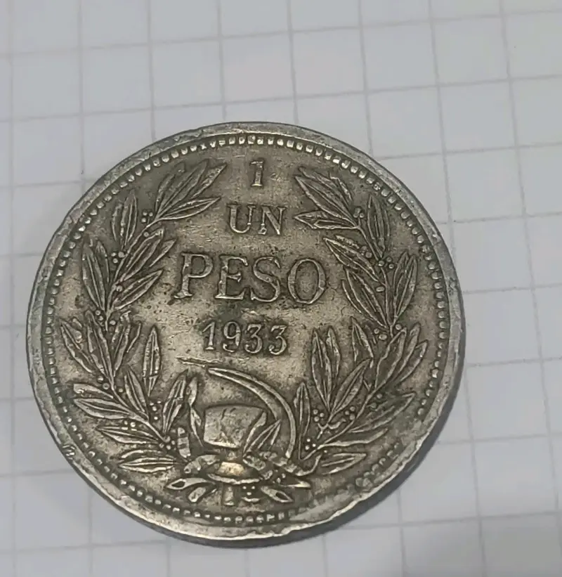 Moneda 1 Peso 1933 - 1
