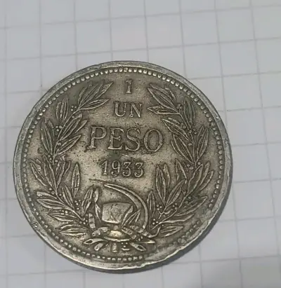 Moneda 1 Peso 1933 - miniatura 1