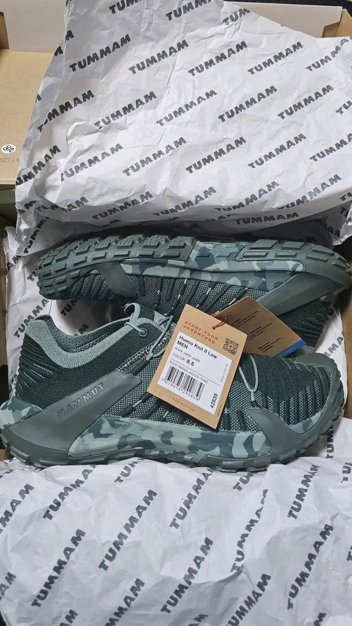 Zapatillas verdes Mammut Hueco Knit II - 1