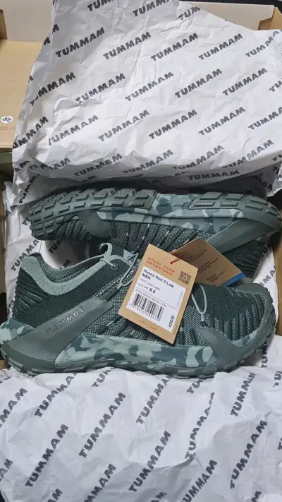Zapatillas verdes Mammut Hueco Knit II - miniatura 1