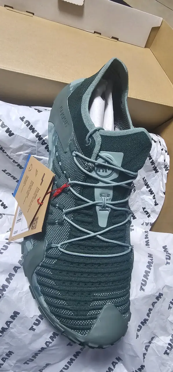 Zapatillas verdes Mammut Hueco Knit II - 2