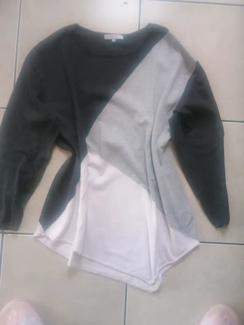 Chaleco de hilo multicolor de mujer
