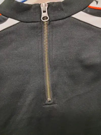 Polerón negro Kappa con franjas - miniatura 2